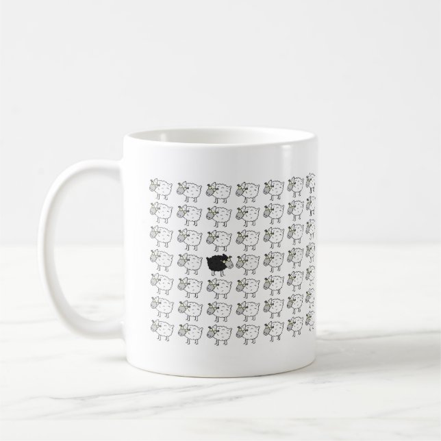 Schwarze Schafe (R) Kaffeetasse (Links)