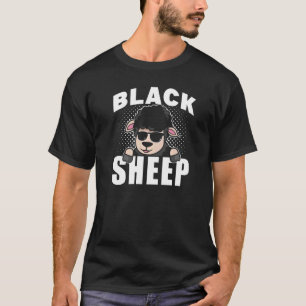 Schwarze Schafe Sarcastische Redewendungen Dunkler T-Shirt