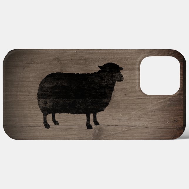 Schwarze Schafe Silhouette Case-Mate iPhone Hülle (Rückseite (Horizontal))
