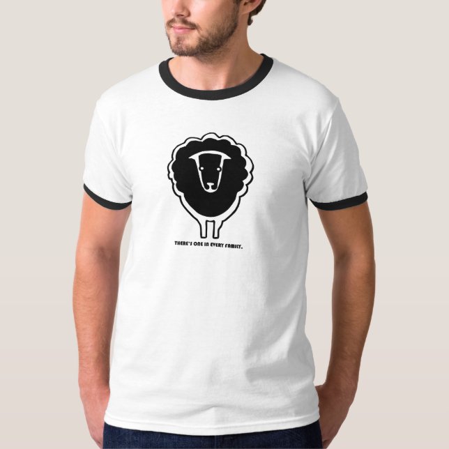 Schwarze Schafe T-Shirt (Vorderseite)