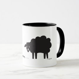 Schwarze Schafe Tasse