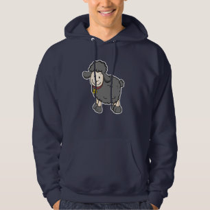 Schwarze SchafeHoodie Hoodie