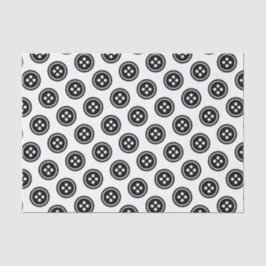 Schwarze Schaltfläche Seidenpapier