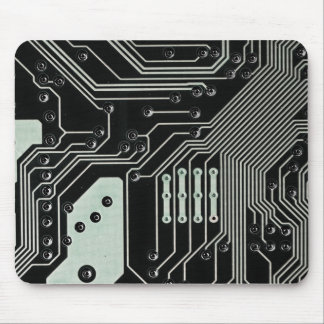 Schwarze Schalttafel der Technologie Mousepad