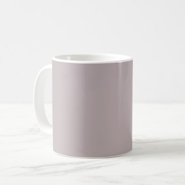 Schwarze Schatten (feste Farbe) Kaffeetasse (Vorderseite Links)