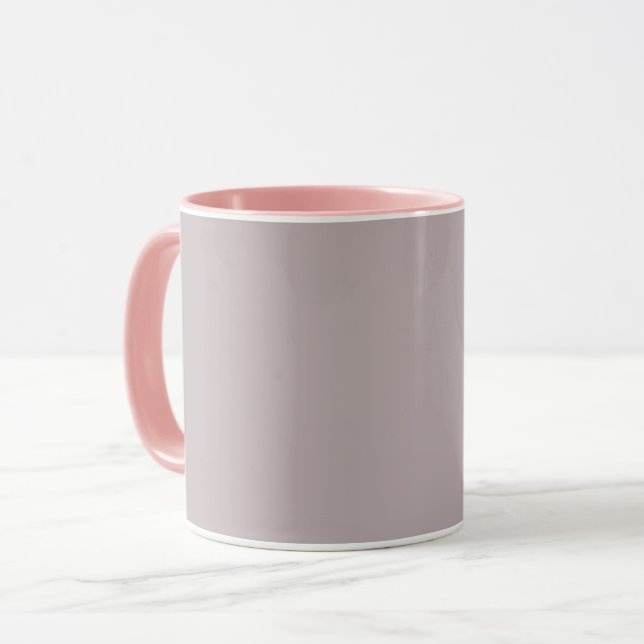 Schwarze Schatten (feste Farbe) Tasse (Vorderseite Links)