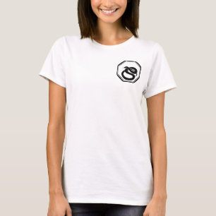 Schwarze Schlange T-Shirt