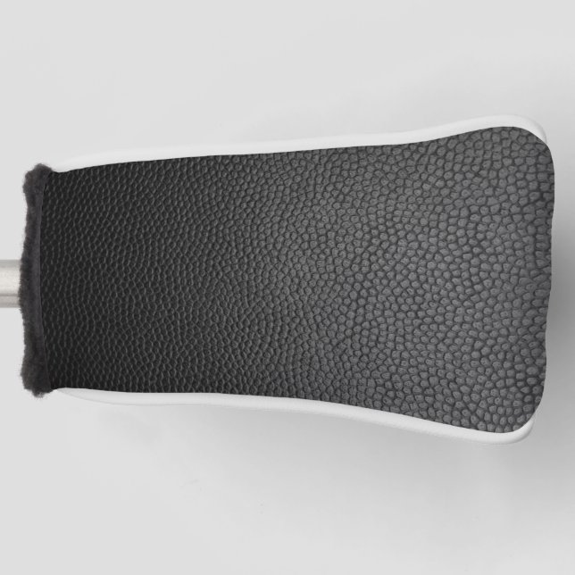 Schwarze Schlangenhaut  Golf Headcover (Vorderseite)