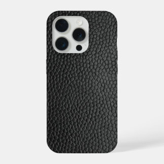 Schwarze Schlangenhaut  iPhone 15 Pro Hülle