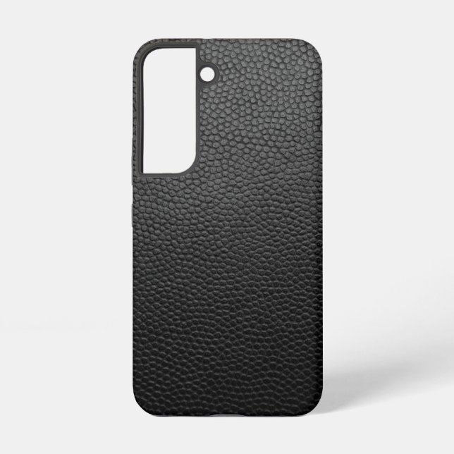 Schwarze Schlangenhaut Samsung Galaxy Hülle (Rückseite)