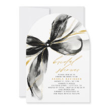 Schwarze Schleife Elegante Romantische Whimsical B