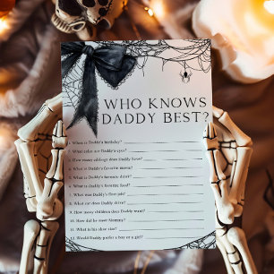 Schwarze Schleife Gothic Little Boo Who Knows Dadd