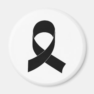 Schwarze Schleife Zeichnend Magnet