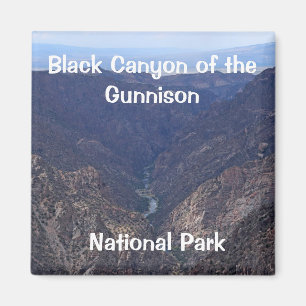 Schwarze Schlucht des Gunnison Magnet
