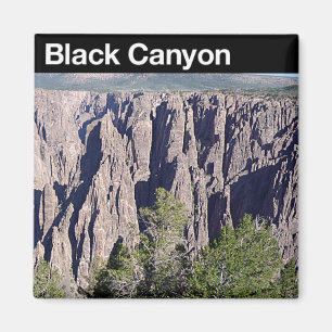 Schwarze Schlucht des Gunnison NP Magnet