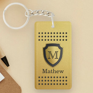 Schwarze Schlüsselanhänger