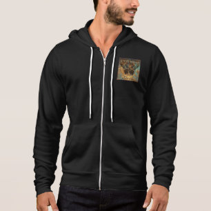 Schwarze Schmetterlings-Abdeckungs-Kunst, die Hoodie