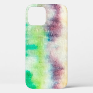 Schwarze Schmutzkunstmalerei. Shibori Muster. Rosa Case-Mate iPhone Hülle