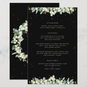 Schwarze Schneebeere + Eukalyptus 3-Gänge-Hochzeit
