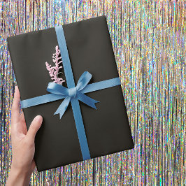 Schwarze Schokolade, solide Farbe Geschenkpapier