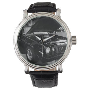 Schwarze Schönheit Armbanduhr