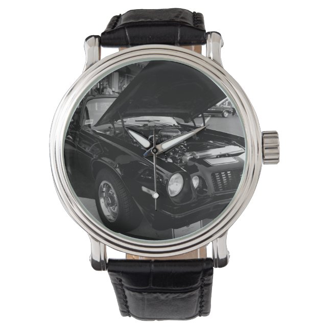 Schwarze Schönheit Armbanduhr (Vorderseite)