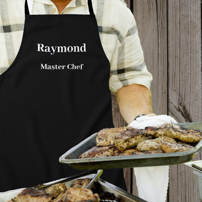 Schwarze Schürze - Solid - Kein Muster (Von Creator hochgeladen)