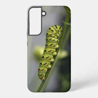 Schwarze Schwalbenschwanzraupe (Petersilienwurm) a Samsung Galaxy Hülle