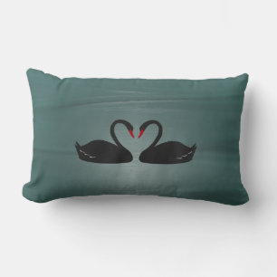 Schwarze Schwäne Lumbar Pillow Lendenkissen