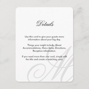 Schwarze Schwarz-weiße   Einsatz-Karte der Begleitkarte