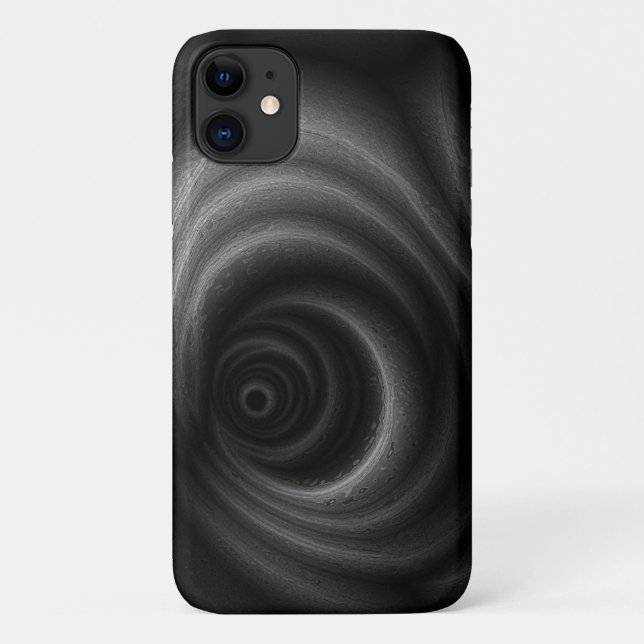 Schwarze Schwere Case-Mate iPhone Hülle (Rückseite)