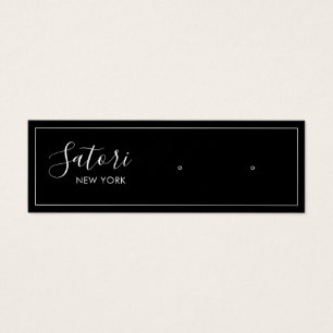 Schwarze Signatur-Script-Gestell-Anzeige