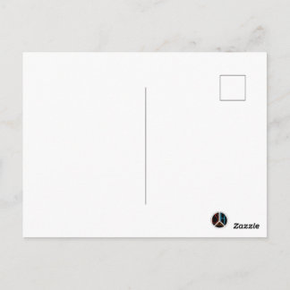 Schwarze Skidesigns & Wintermotive Postkarte