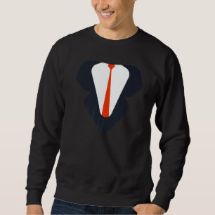 Schwarze Smoking-Halloween-Kostüme für Männer mit  Sweatshirt