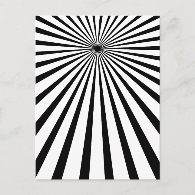 Schwarze Sonne Postkarte (Vorderseite)