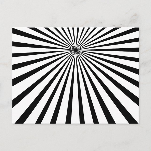 Schwarze Sonne Postkarte (Vorderseite)