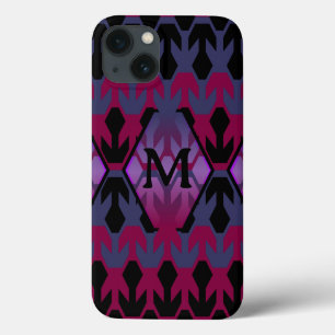 Schwarze Spacecrafts und Arrow Monogram Case-Mate iPhone Hülle