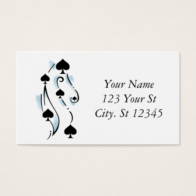 Schwarze Spades Tattoo Style Thunder_Cove (Vorderseite)