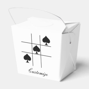 Schwarze Spades Tic Tac Toe Thunder_Cove Geschenkschachtel