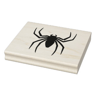 Schwarze Spider Gummistempel