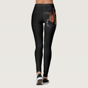 Schwarze Spider Leggings