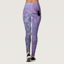 Schwarze Spider Leggings