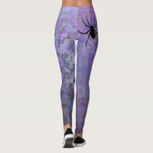 Schwarze Spider Leggings