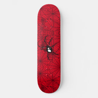 Schwarze Spider Skateboard