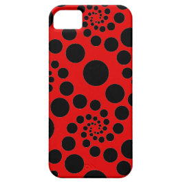 Schwarze Spiralpunkte - Persönlich gestalten Case-Mate iPhone Hülle