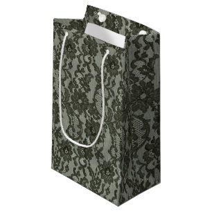 Schwarze Spitze Kleine Geschenktüte