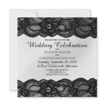 Schwarze Spitze und weiße