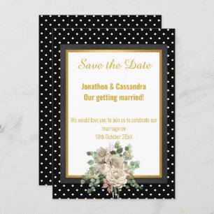 SCHWARZE SPOT LAYER ROSE EUCALYPTUS SAVE THE DATE