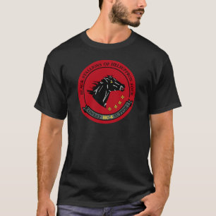 Schwarze Stallions HC-4 T-Shirt
