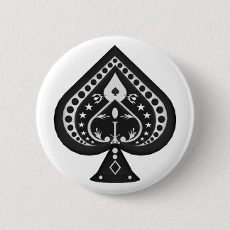 Schwarze Stellen Anzug für Spielkarten: Button